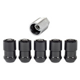 5 Wheel Locks M12X1.5 Cone Seat