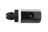 6an Male Roll Over Vent Valve - Black