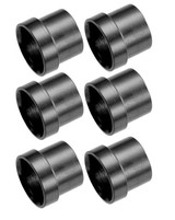 4an Alm Tube Sleeves 6pk Black