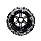 Wheel Splined 15x17 Blk Outer Beadlock 5in BS