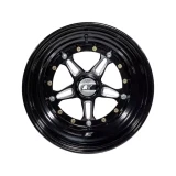 Wheel Direct Mnt 15 x 8 3in BS Black