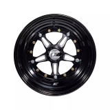 Wheel Direct Mnt 15 x 8 4in BS Black