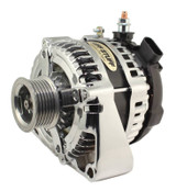 LS225 Max Amp Alternator 6 Groove OEM Wire Chrome