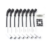 8.5mm Black Ign Wire Set 135 Degree Black Boots
