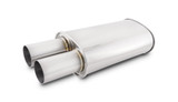STREETPOWER Oval Muffler 3in Round Straight