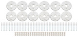 Scuff Plate Plastic White 12-Pack MD3