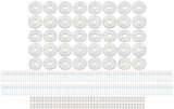 Scuff Plate Plastic White 40-Pack MD3
