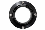2in Compact Floor Mount Swivel Ball Black