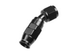 10AN 30 Degree PTFE Reusable Hose End Black