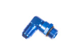 6AN Male to 6AN ORB Male Swivel 90deg Blue