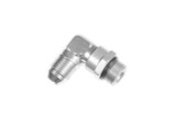 6AN Male to 6AN ORB Male Swivel 90deg Clear