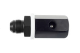 8AN Male Roll Over Vent Valve Black