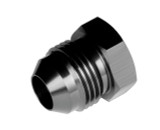 12AN Flare Plug 1/pkg Black