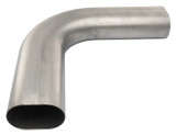 3in Oval Tubing 90Degree Horizontal Bend