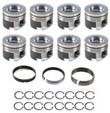 Duramax PowerPak Piston Set 4.075 Bore 6.6L LP5