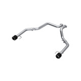 3in Axle ack Exhaust Dual Rear Exit Stainless