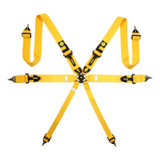 Corsa Harness 6 Point 3x3x2 Yellow Clip in Cam