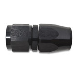 20AN Straight Hose End Black