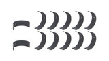 Rod Bearing Set Coated Nissan RB25/RB26DETT