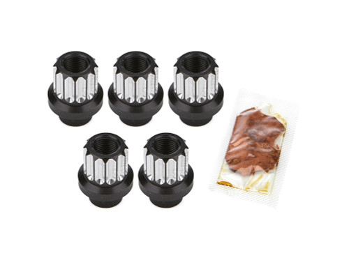 Billet Aluminum 12pt Lug Nuts - 1/2 5pk