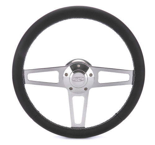 T Series Pol. Wheel Ford Logo/Install Kit