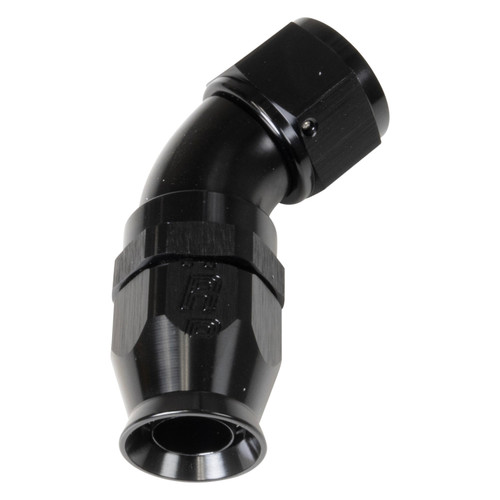 8AN 45Deg Pro Hose End PTFE Black