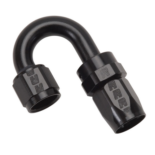 8AN 180Deg Hose End ProClassic Swivel Black