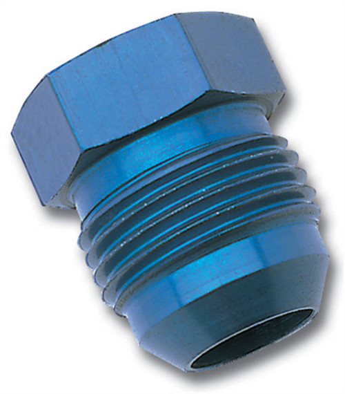 10AN Flare Plug Adapter Blue