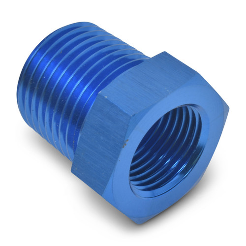 3/8M to 1/4F NPT Bushing Blue