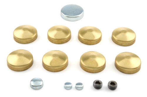Brass Freeze Plug Kit Pontiac V8