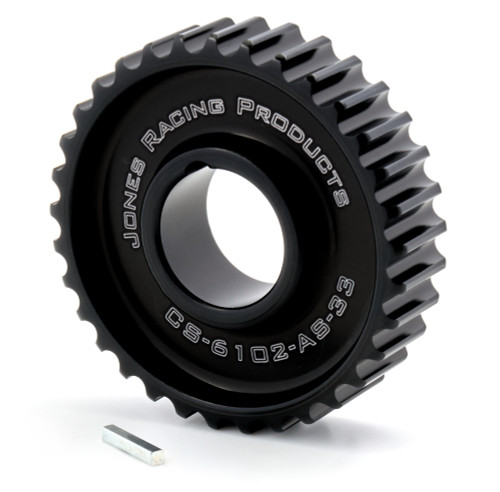 HTD Crankshaft Pulley 33 Tooth 1-1/8 ID 1/8in Key