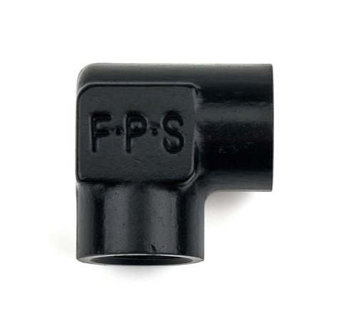 1/8 Pipe 90 Degree Elbow Female/Female Black