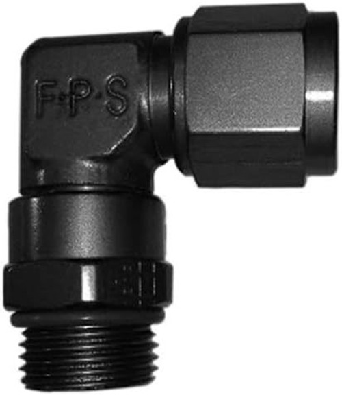 6an Female nut to 8an ORB 90-Deg Fitting