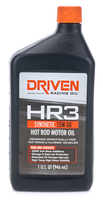 HR3 15w50 Synthetic Oil 1 Qt Bottle