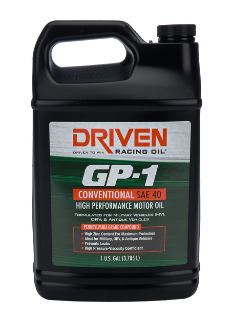 GP-1 Conventional Oil SAE 40w 1 Gallon