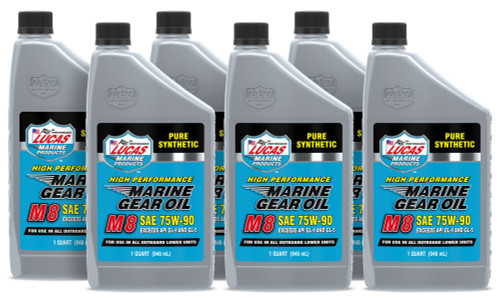 Marine Gear Oil M8 Case 6 x 1 Quart