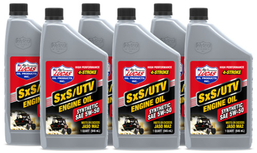 Synthetic 5w50 SXS Oil Case 6 x 1 Quart