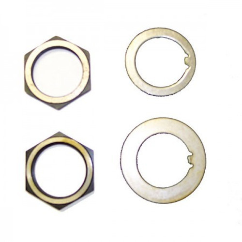 Spindle Nut/Washer Kit; 41-45 Willys MB - Rear