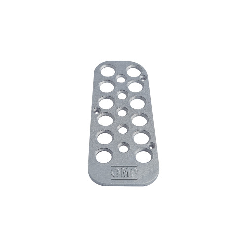 Driver Left Footrest Sandblasted ALuminium