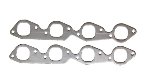 Exhaust Header / Manifold Gasket - 2.000 x 1.875 in Stock Port - Graphite - Big Block Chevy - Pair