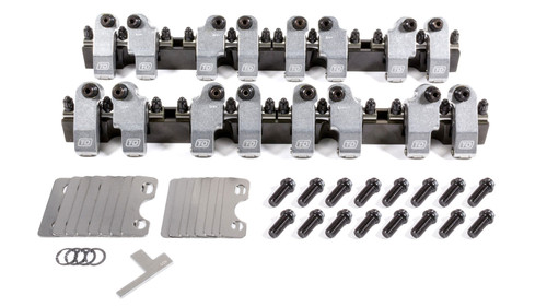 SBC Shaft Rocker Arm Kit w/Bowtie 18 Deg. Heads