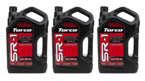 SR-1 Synthetic Oil 5w40 Case 3 5 Liter Bottles