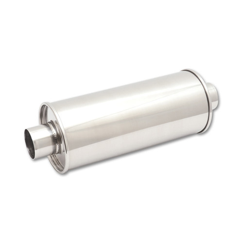 STREETPOWER Round Muffle r 2.5in inlet/outlet