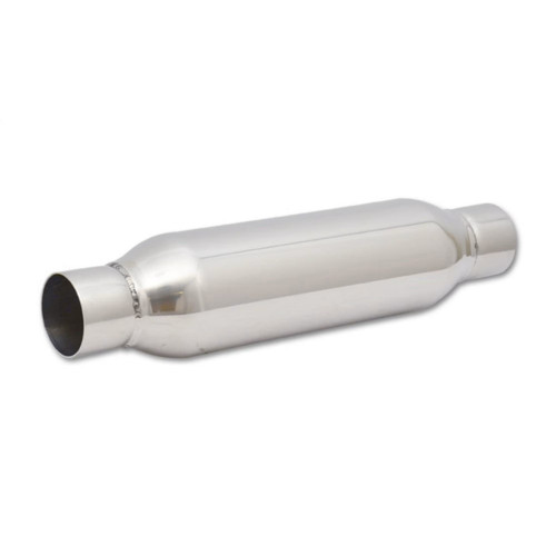 Bottle Style Resonator 2 .5in inlet/outlet x 18in