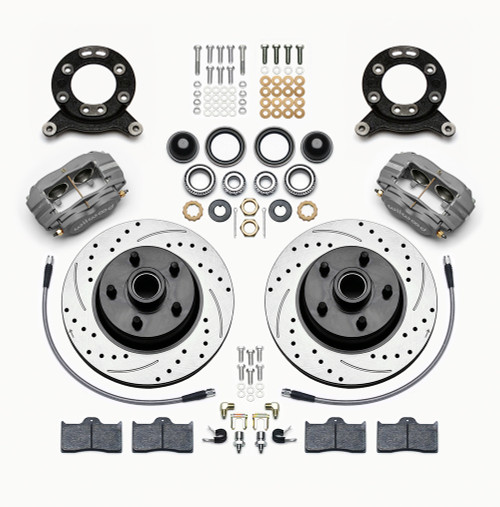 Front Disc Brake Kit 65- 69 Mustang Drilled