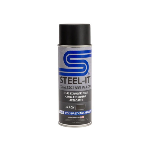 Black Polyurethane 12oz Spray Can