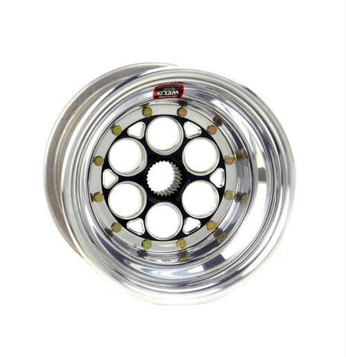 15x15 Blk Magnum Sprint Wheel  6in BS - DB