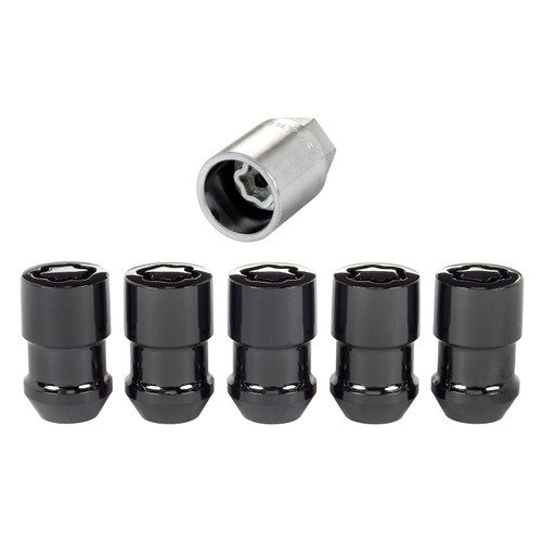 5 Wheel Locks M12X1.5 Cone Seat
