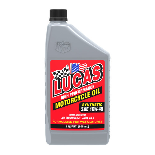 Motorcycle Oil 10w40 Synthetic 1 Quart
