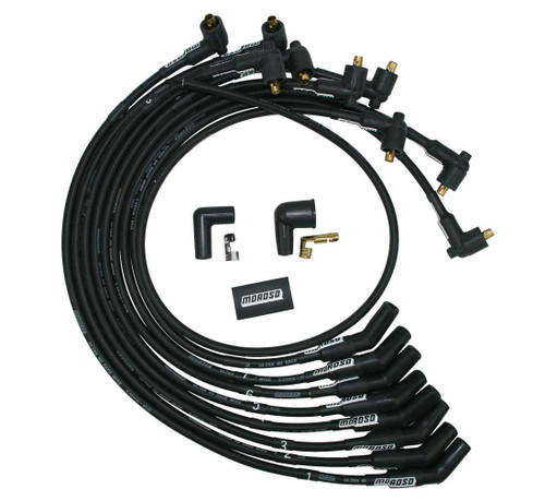 Ultra 40 Plug Wire Set SBF 302  Un-Sleeved Blk